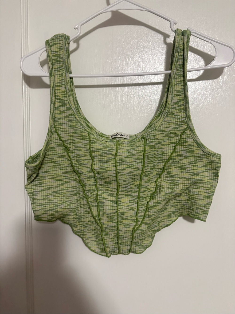 Like green crop top